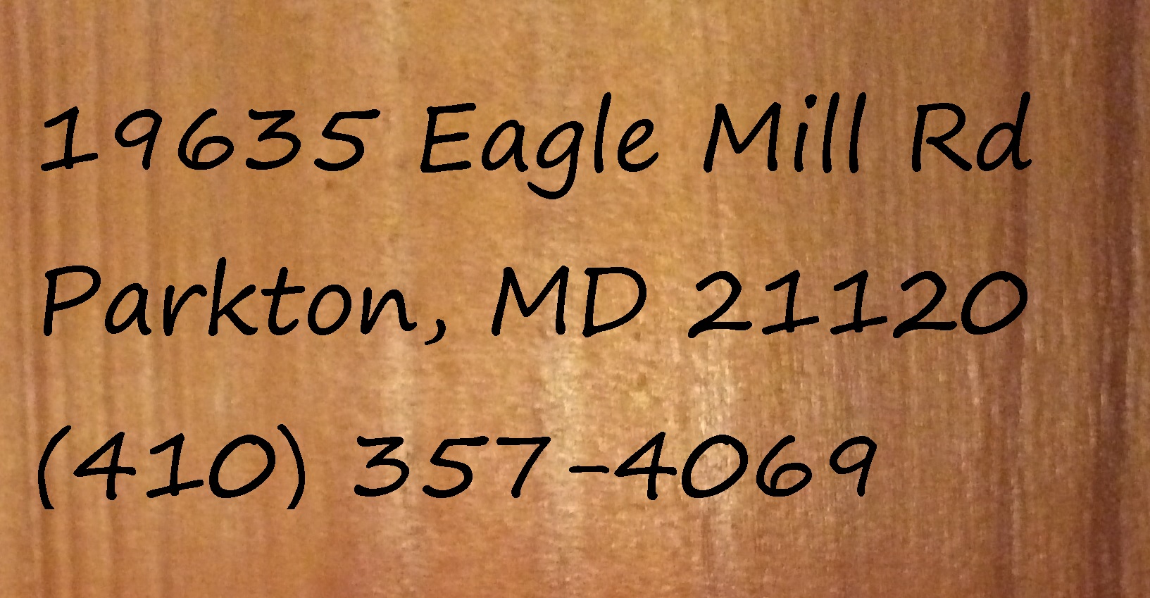 This is contact information